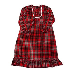Hartstings Vintage 80s/90s Flannel Plaid Nightgown - Women's 10